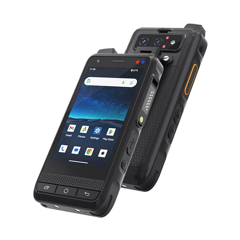 UNIWA F400 Zello POC Walkie Talkie Global 4G Rugged PDA Android 15 4 Inch 4GB+64GB 2.5W Big Speaker 4350mAh PoC SOS Button NFC