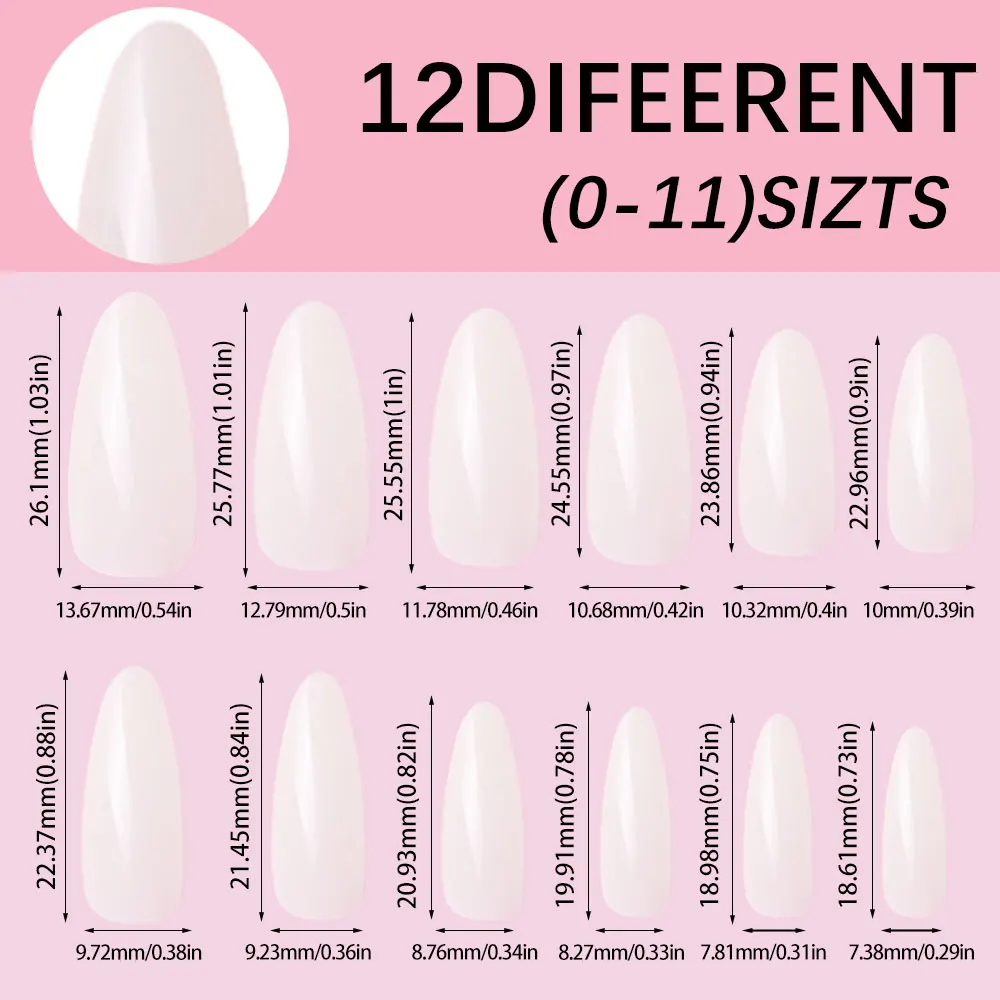 120Pcs/Bag Red Soft Gel Tips Press On Nails Medium Almond Handmade Full Fake Nails Reusable Artificial Round Oval False Nails