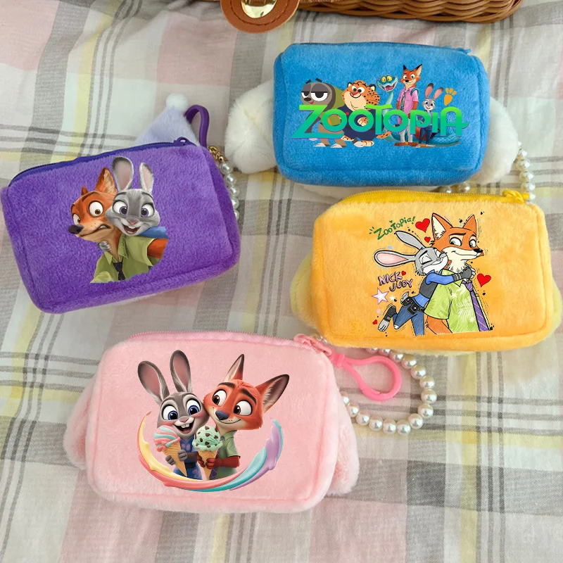 Брелок-для-монет-в-стиле-аниме-zootopia-2-милый-портативный-кошелек-на-молнии-для-мальчиков-и-девочек-сумка-для-хранения-карт-с-героями-мультфильмов-детский-подарок-на-день-рождения