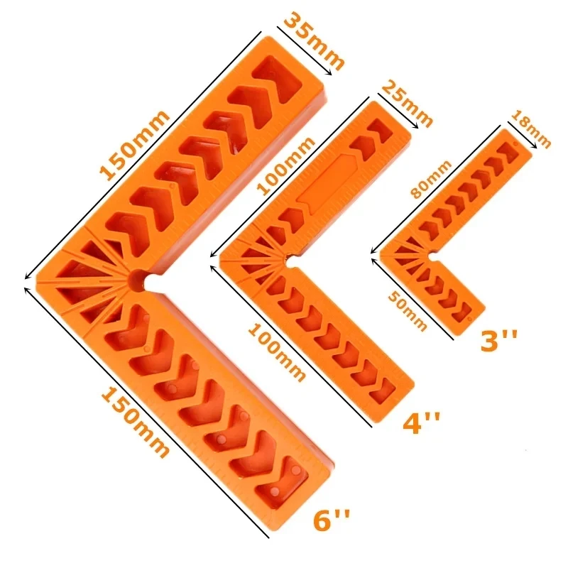 Positioning Squares For Woodworking 90 Degree Corner Right Angle Clamps Carpenter Corner Clamping Square Tool With Scale
