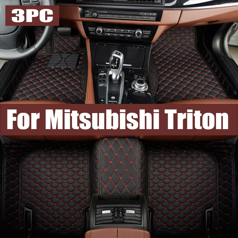 

For Mitsubishi Triton L200 LHD RHD 2019 2020 2021 2022 2023 Car Floor Mats All-Weather Floor Mats Odorless Pad Waterproof Tray