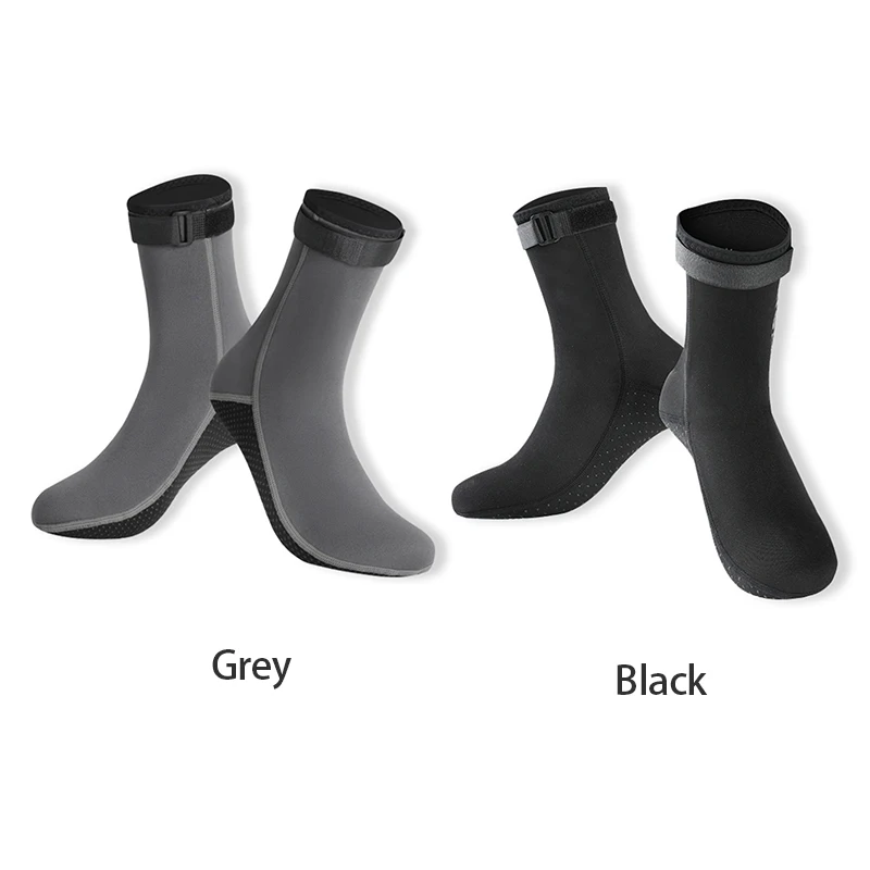 3mm Neoprene Diving Socks Shoes Water Boots Non-slip Beach Boots Wetsuit Shoes Warming Snorkeling Diving Surfing Socks For Adult