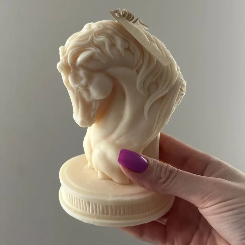 

Прекрасная силиконовая форма для 3D-изделий: голова лошади, для гипсовых и полимерных украшений, декора дома, изготовления поделок, ароматических свечей