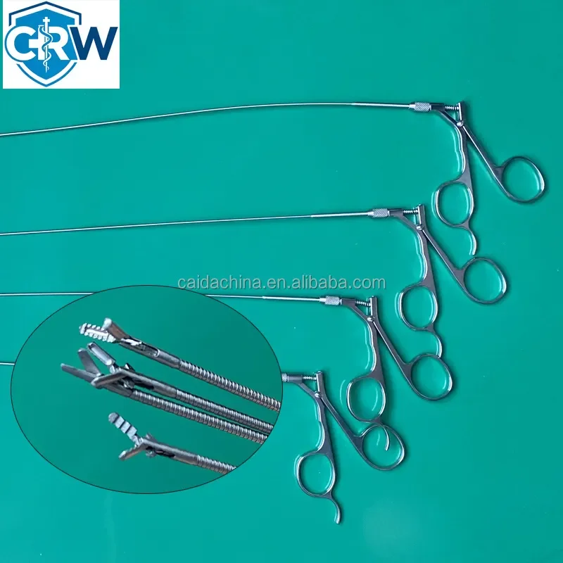 CRW Bestselling Ureterorenoscopy Rigid ,ureteroscope Cystoscope Grasaper 5Fr/6Fr/7Fr Rigid Flexible