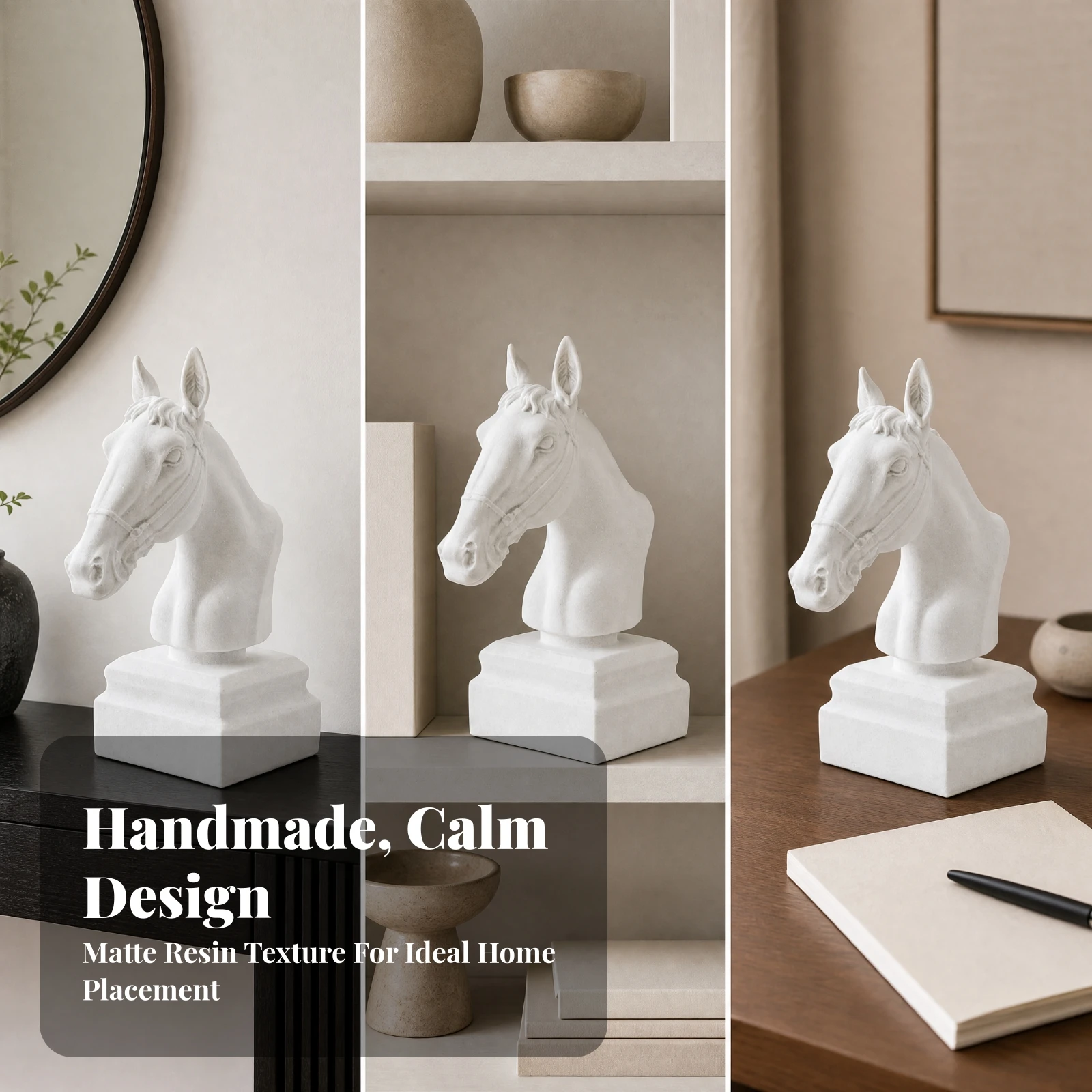 horse-bust-statue-with-pedestal-base-pale-equinehead-sculpture-stylized-equestrian-bust-desktop-decorative-collectible