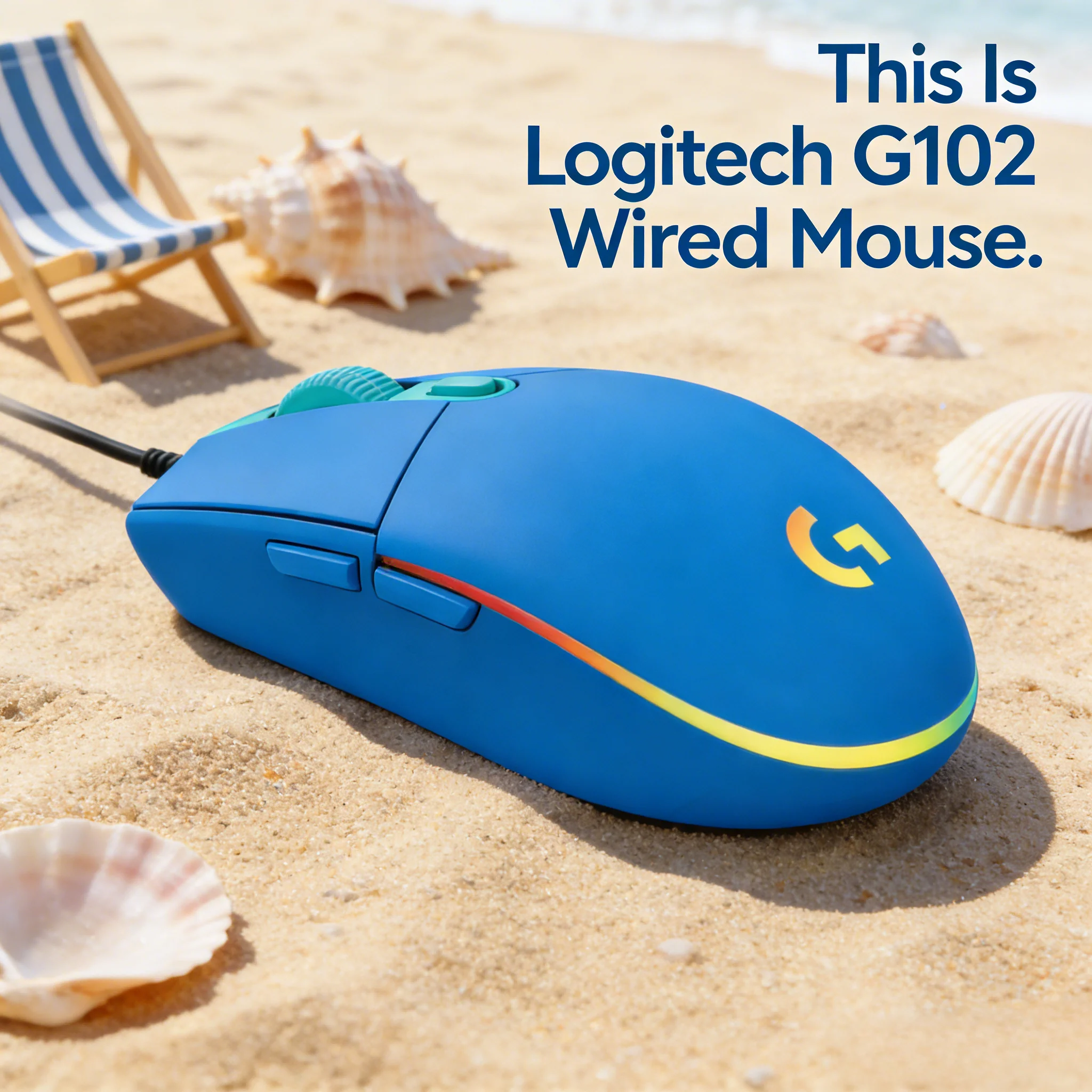 Logitech G102 RGB Gaming Mouse Dual Function for Office & Gaming Sessions