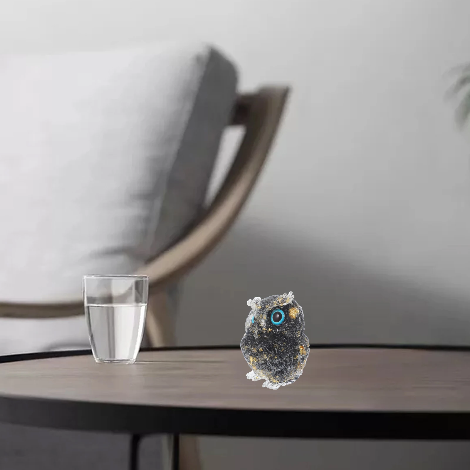 

Adorable Owl Statue Premium Resin Desktop Ornament Exquisite Design Home Decor Stable Long Lasting Unique Gift