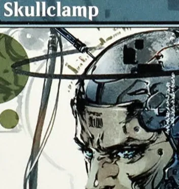 'tezzeret the seeker / skullclamp' Custom Magical Proxy Cards High Quality Board Playing Game Trading Cards