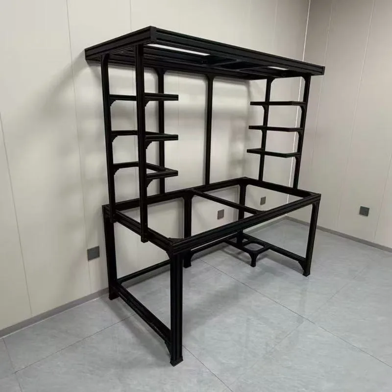 Mobile phone repair table Multifunctional repair table, industrial aluminum profile e-sports table