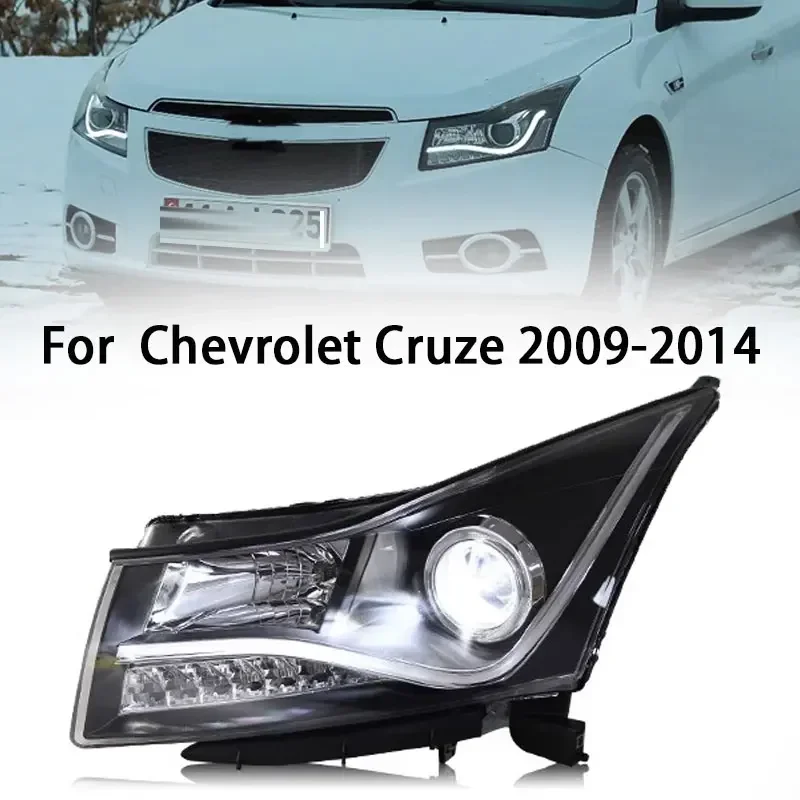 

Car Headlight for Chevrolet Cruze LED Headlight 2009-2014 Headlights Cruze DRL Turn Signal High Beam Angel Eye Projector Lens