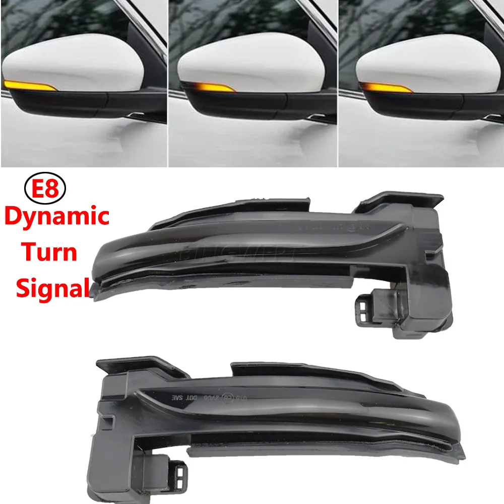 

2pcs For Ford 2019-2021 Kuga Escape CX482 LED Mirror Turn Signals