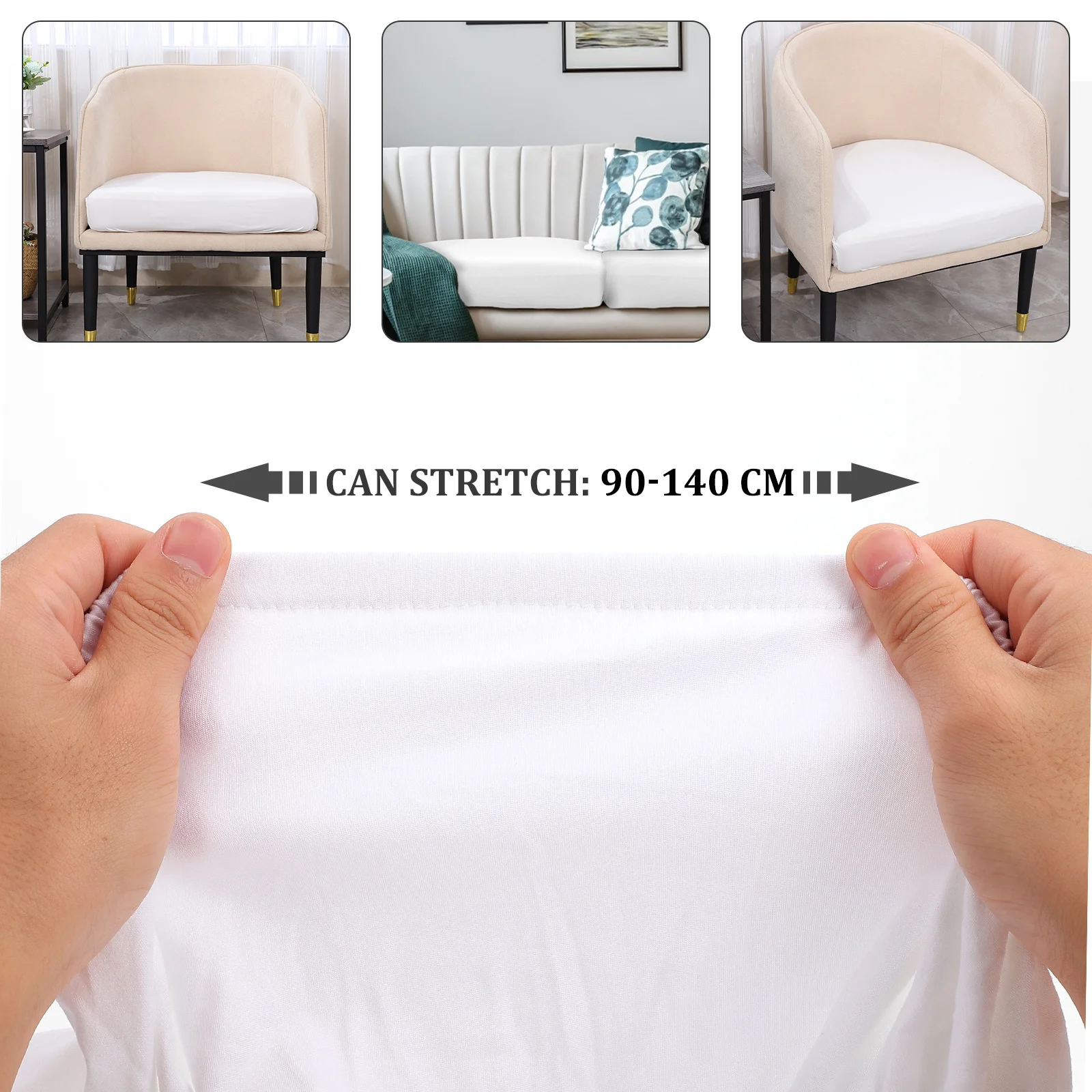 

1pc All-Inclusive Sofa Cover Elastic Polyester Dust-Proof Waterproof Fit For Sectional Loveseat Furniture Protector Slipcover