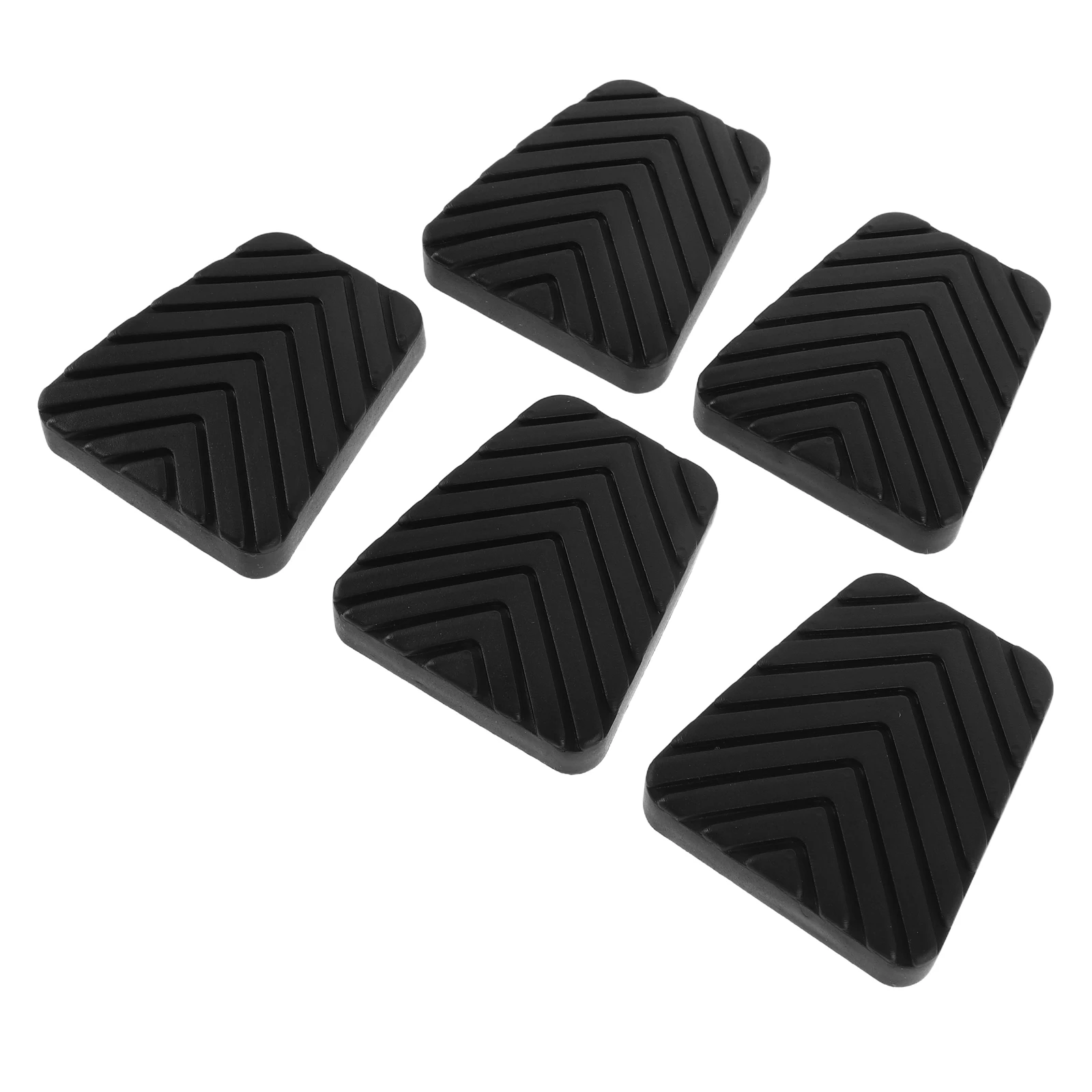 

5Pcs Rubber Pedal Pads For Car Accelerator Clutch Brake Stylish Durable NonSlip Foot Rest Covers Safe Driving Accessories
