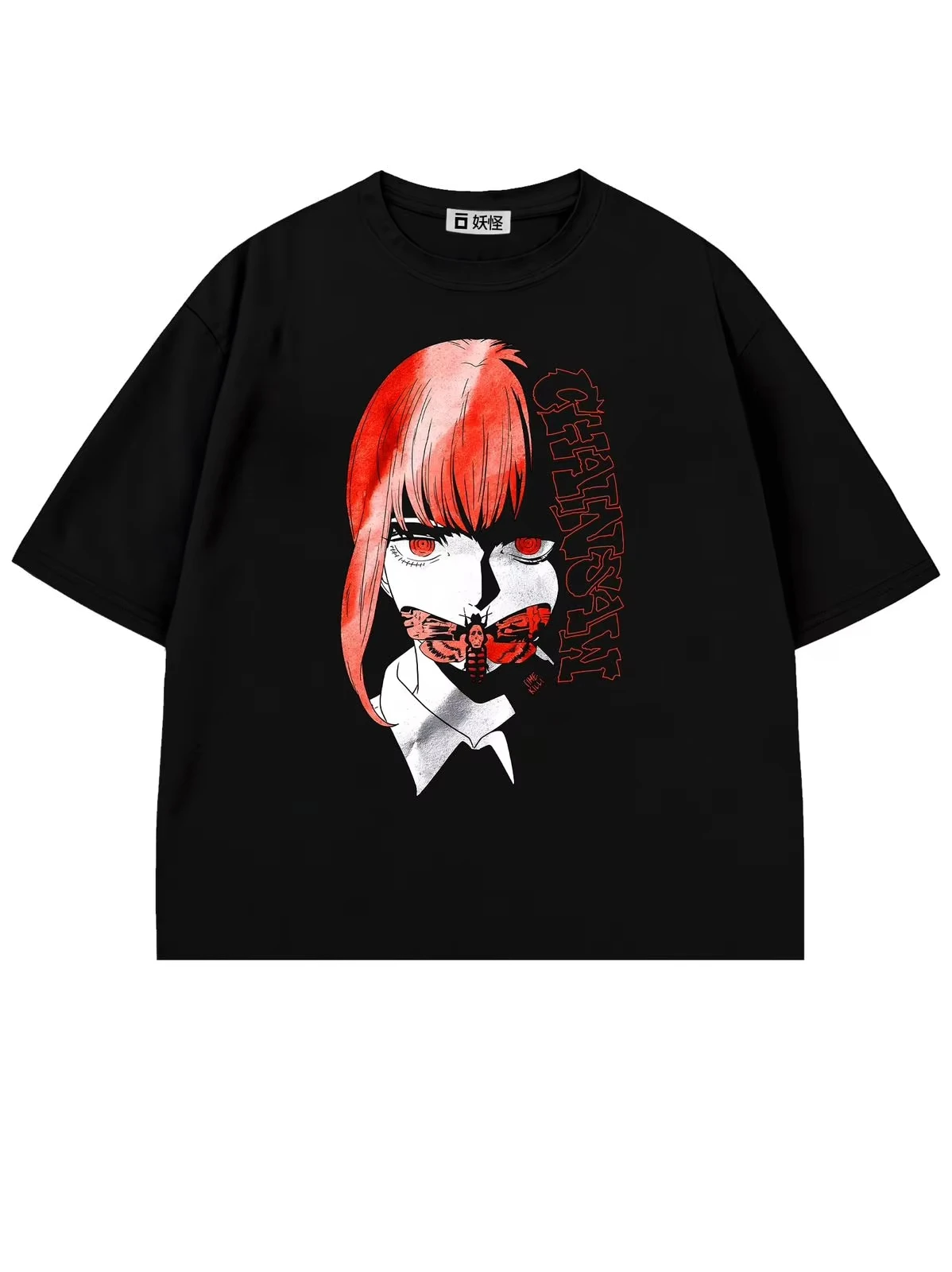 

Anime Style Graphic Print T-Shirt Casual Oversized Soft Breathable Cotton Streetwear Top Unisex Funny Printed Tee Men Women S