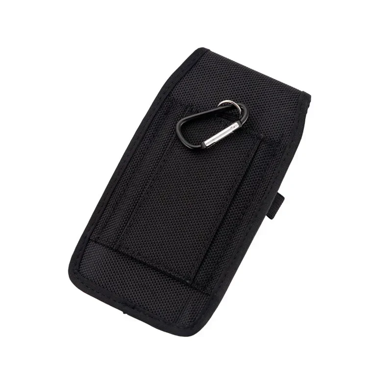 

5.2~6.3inch Waist Pack Cellphone Bag Black Nylon Mobile Waist Holder Organizer Bag Portable Belt Waist Pouch for Sports