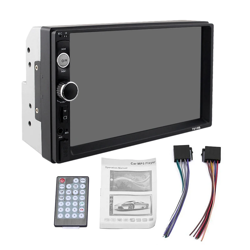 العالمي 2 الدين راديو السيارة 7 "شاشة تعمل باللمس مشغل وسائط متعددة سيارة لاعب السيارات العالمي مشغل MP5 السيارات الصوت USB TF بلوتوث