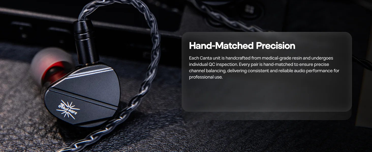 Kiwi Ears Canta 1 Dynamischer Treiber + 2 Planar-Treiber Hybrid-Konfiguration IEM-Kopfhörer mit Professioneller Audio-Wiedergabe – Detail 5