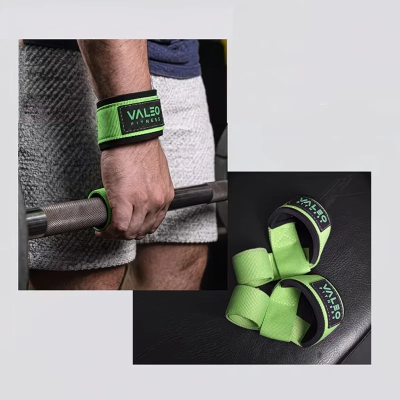 Non-Slip Gym Lifting Wrist Straps Heavy Duty 1 Pair Quick Wrap for Deadlift Dumbbell Pull Up Powerlifting Weight Lifting