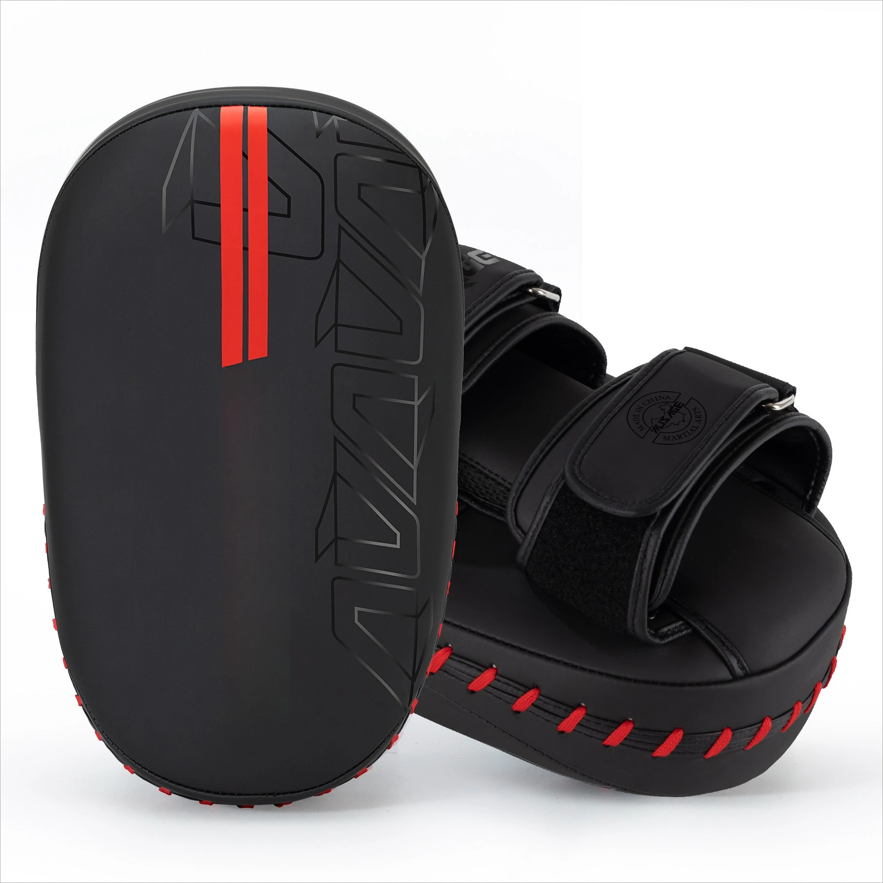 2Pcs Curved Kick Punching Target Thickened Heavy Strike Pad For Muay Thai Boxing Sanda Taekwondo Combat