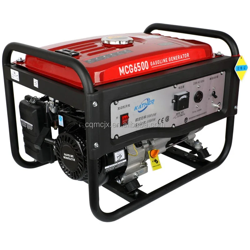 #YUNYI New 8kva Gasoline Generator 3kw 5kw 6.5kw 8kw Home Use Single Phase 50hz Recoil Starting Petrol Open Frame Generators Set