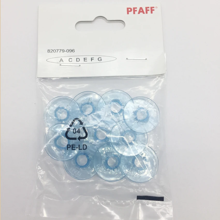 Pfaff Sewing Machine Plastic Bobbins (10 pcs/package) #820779096