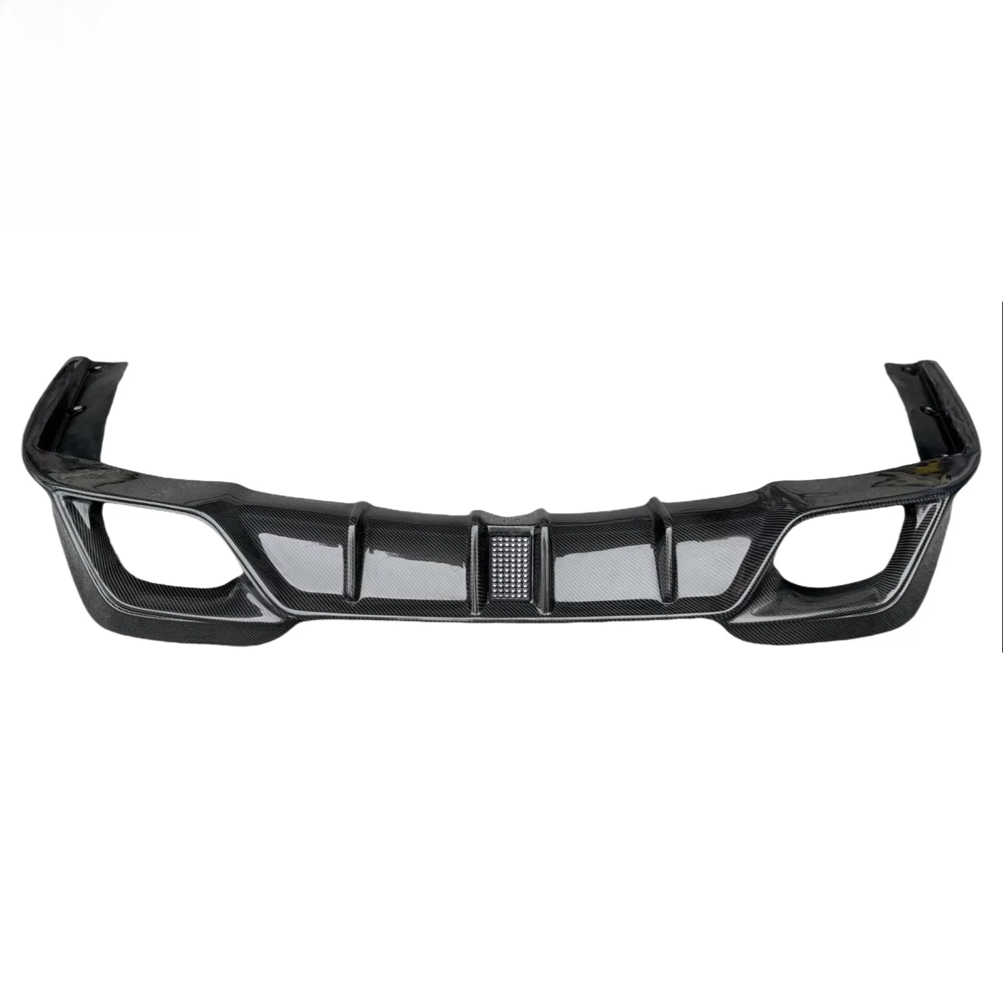 ألياف الكربون CMST نمط الناشر الخلفي مع مصباح ليد ل 3 سلسلة G20 M-Sport 330i M340i شفة ممتصة للصدمات الخلفية الناشر