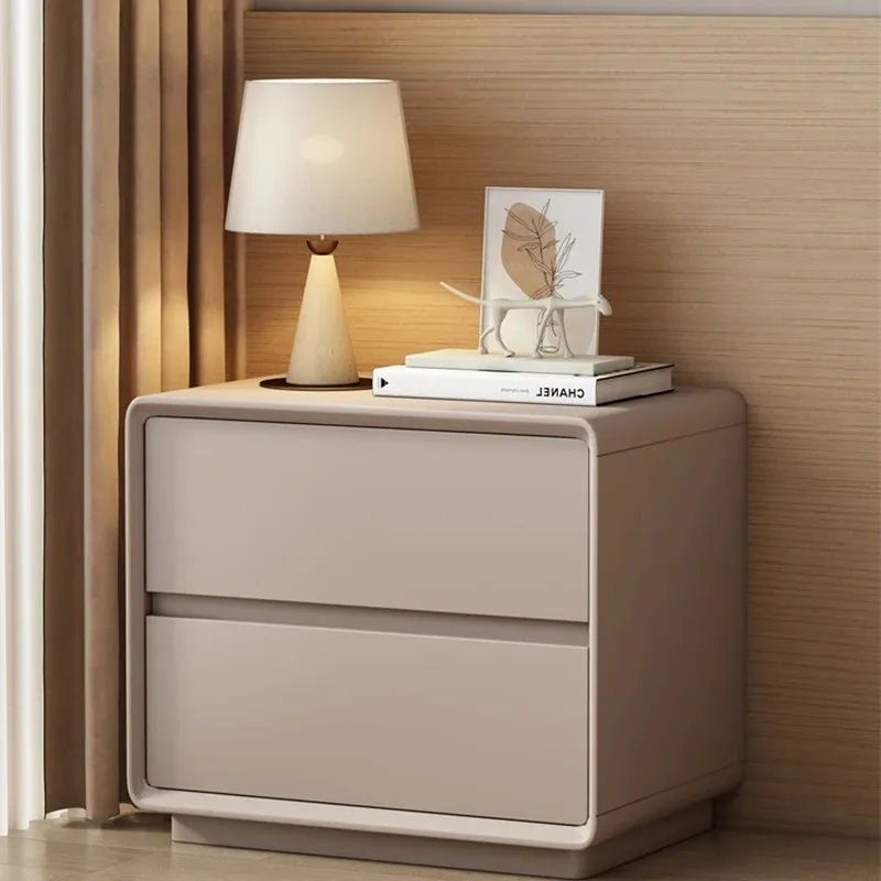 Tocador minimalista pequeño De madera Simple nórdico, mesita De noche para matrimonio, cómoda con cajones, mesa De centro, muebles para el hogar