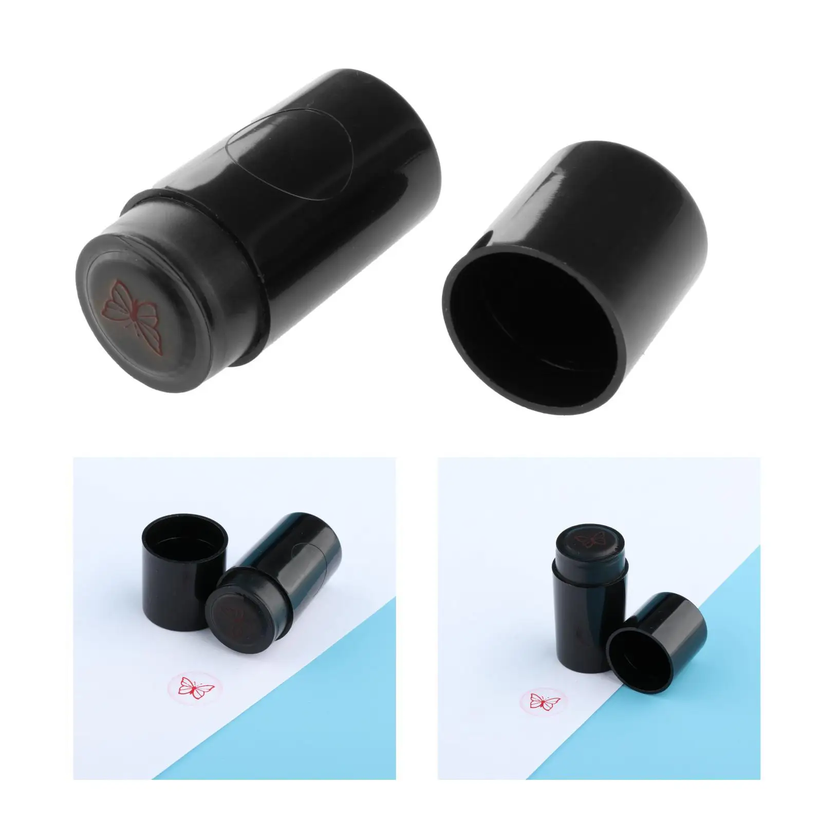 5x Premium Golf Ball Stamper Stamp Marker Impression Seal Accessori da golf Simbolo impermeabile, Farfalla