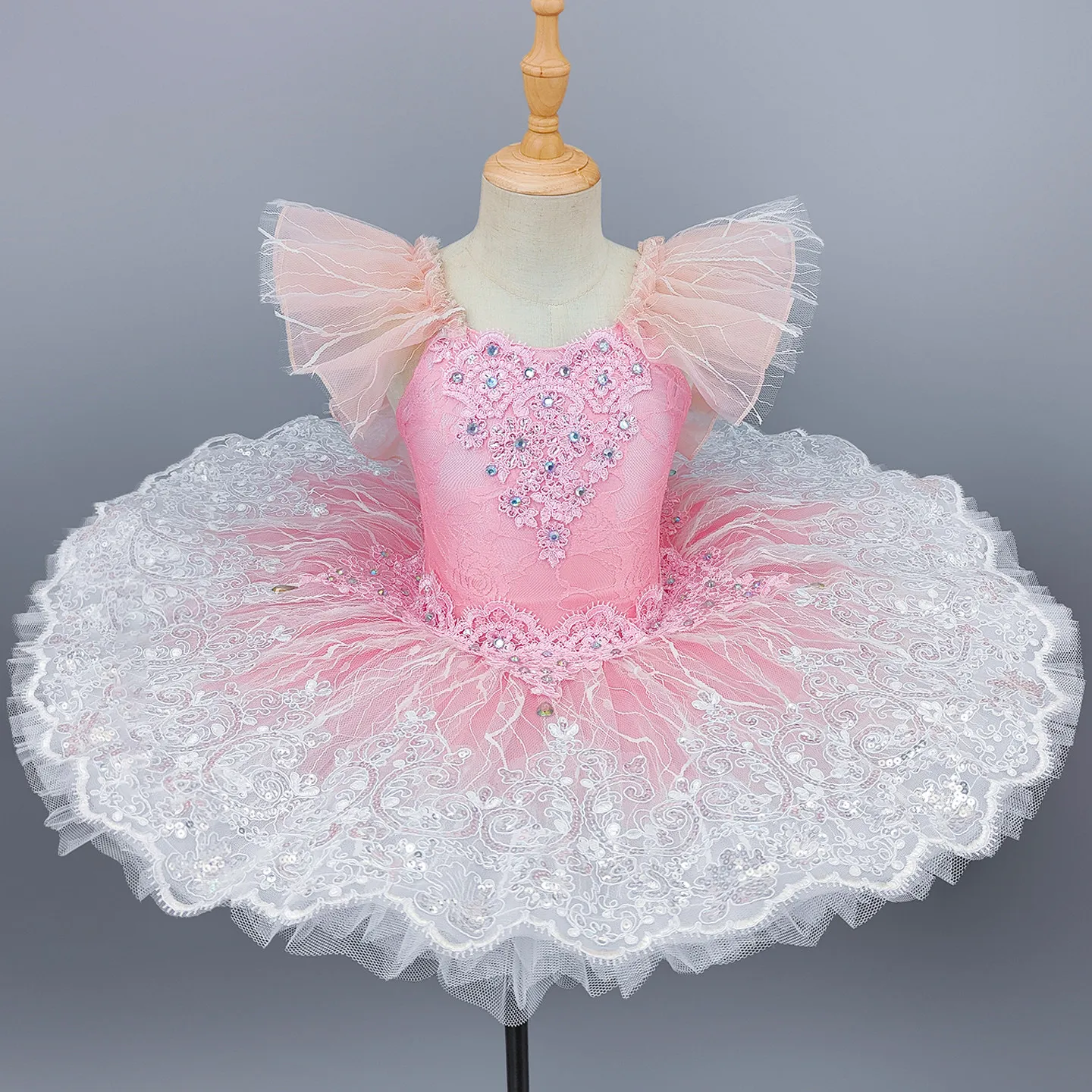 Children's tutu Girls Sleeping Beauty Suspender Cygnet Costume TUTU Skirt Stage Performance Dance Costume Ballet Dress