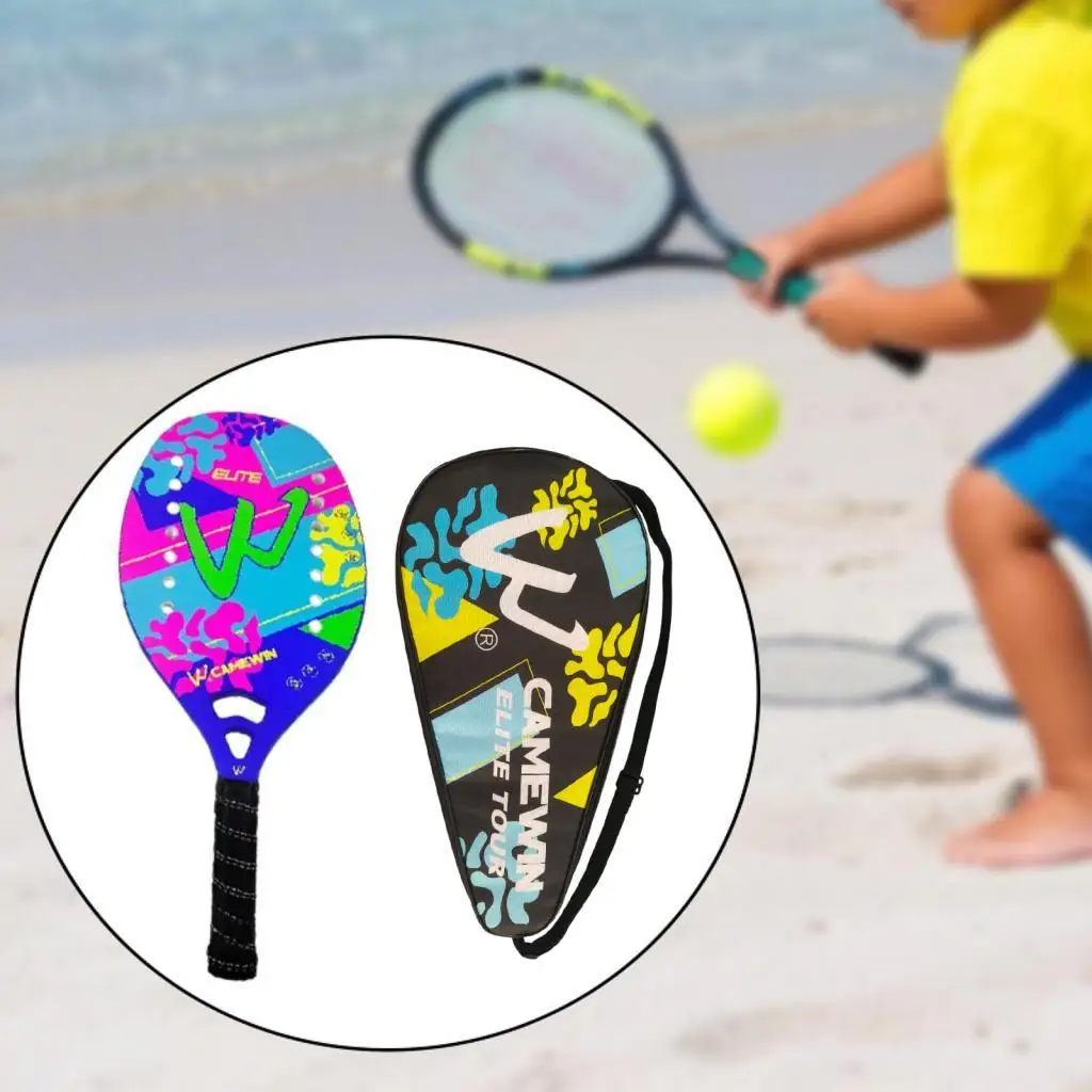 

Ракетка для пляжного тенниса для детей и взрослых из стекловолокна для детской площадки в парке и дворе