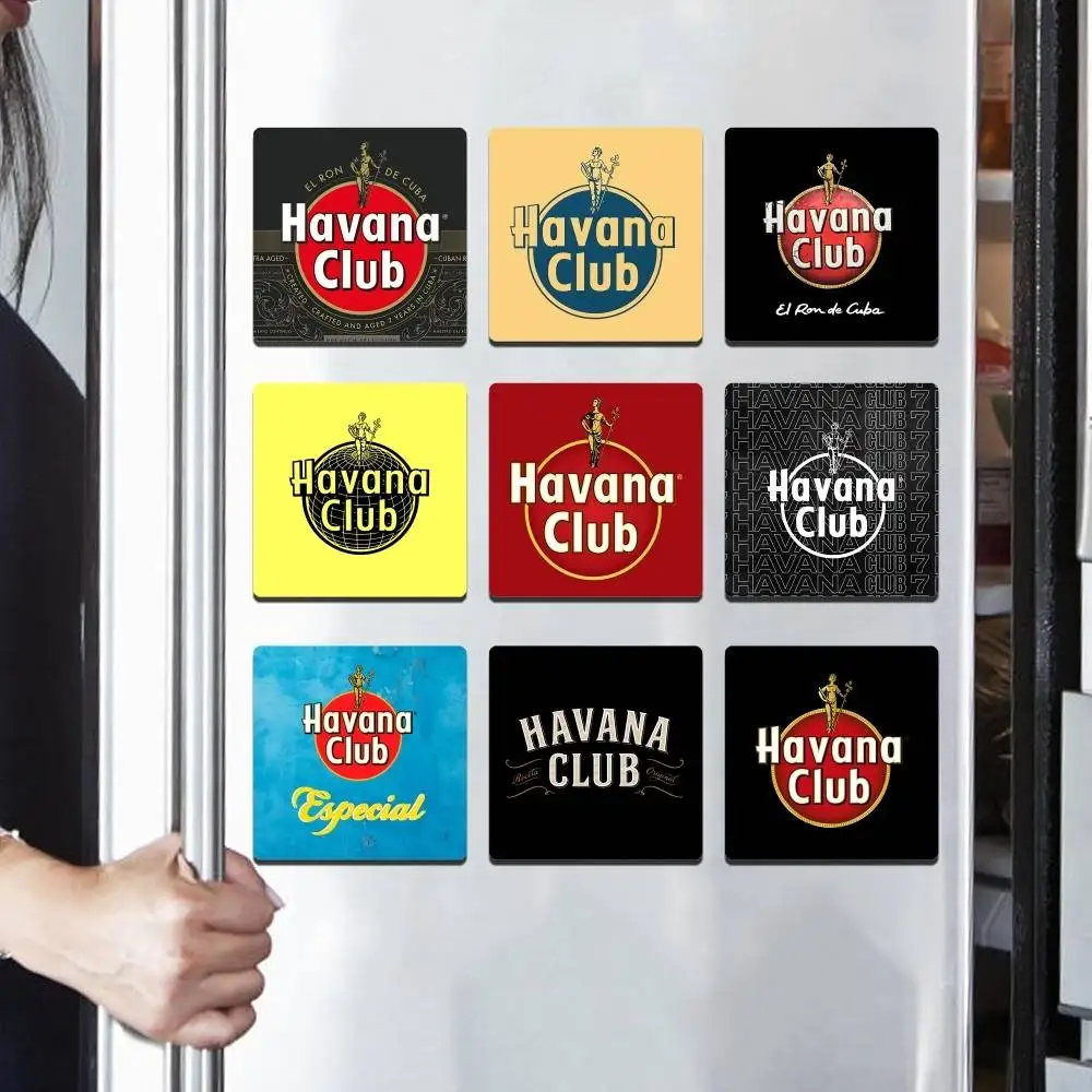 H-Havana C-Club Magnets Personalized Fridge Magnets Custom Magnets for Kitchen Whiteboard Home Decoration Office Gift
