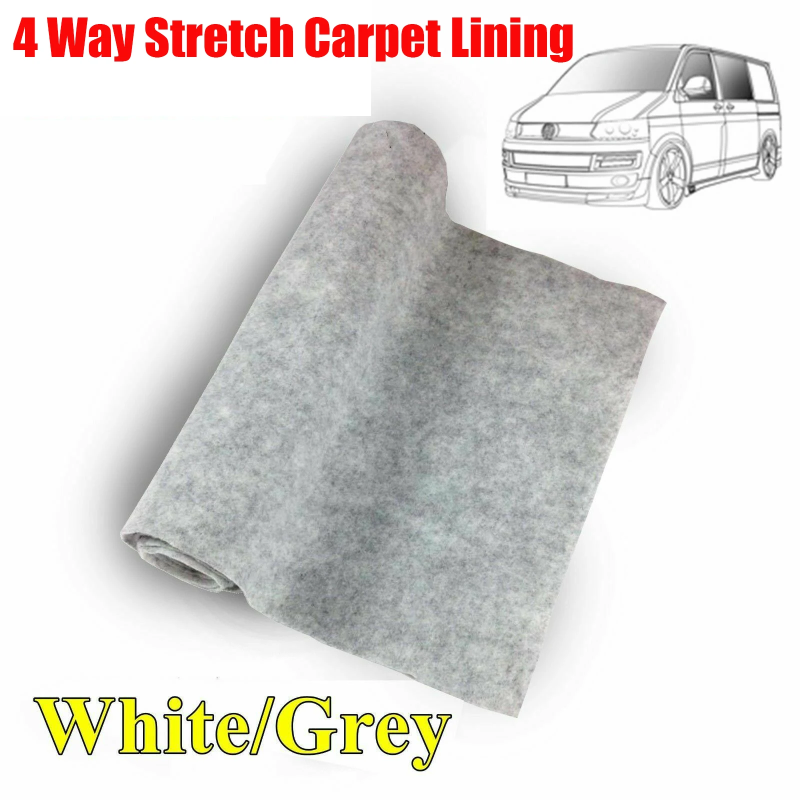 1 قطعة سجادة مطاطية رباعية الاتجاه تدعم Campervan سجادة مناسبة لملحقات السيارة الداخلية Volkswagen T6 Trimfix