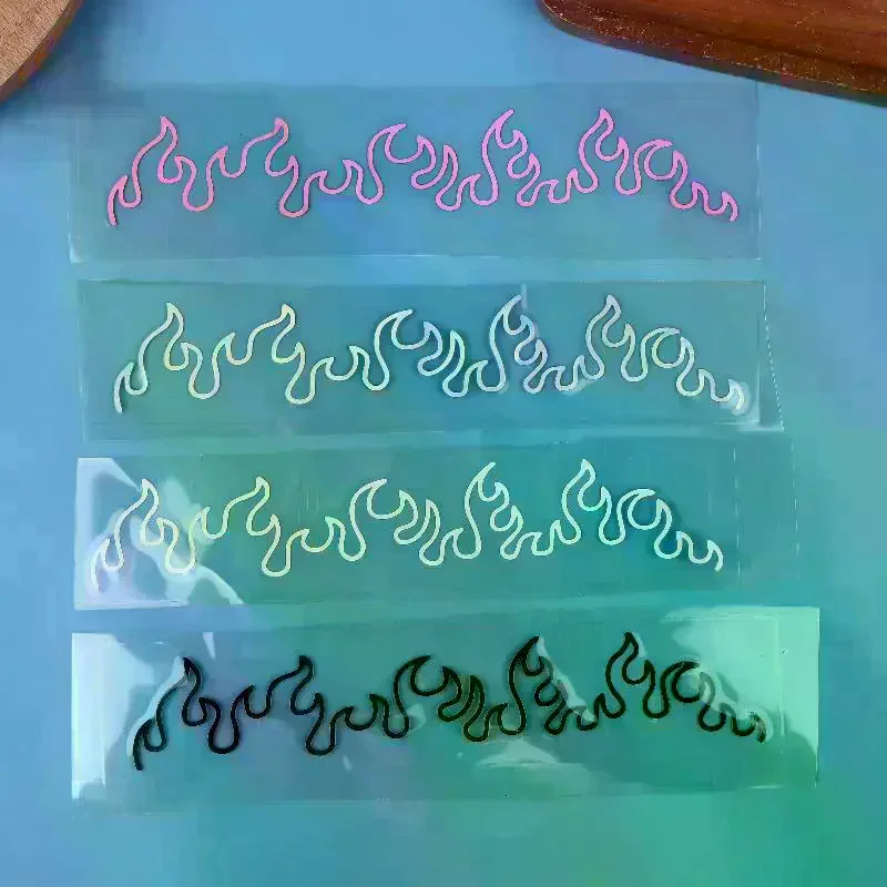 1PCS Flame Decal Sticker For Car, Laptop, Dashboard, Mirror - Gift, Mirror Decoration | Vibrant Flame Design