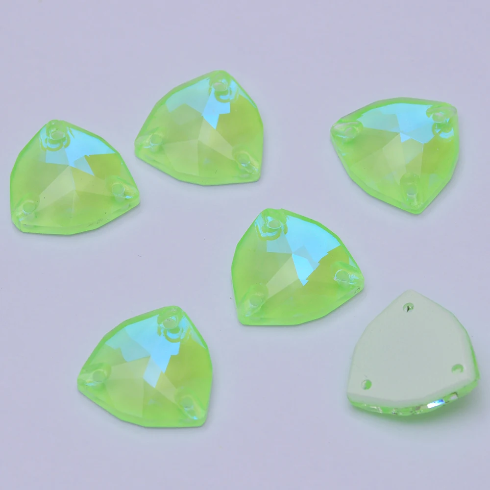 PUBRILEX Trilliant K9 Glas-Aufnähsteine mit Flacher Rückseite, Neonfarben, für DIY-Nähprojekte, Dekorative Kristallsteine für Taschen und Kleidung – Detail 3