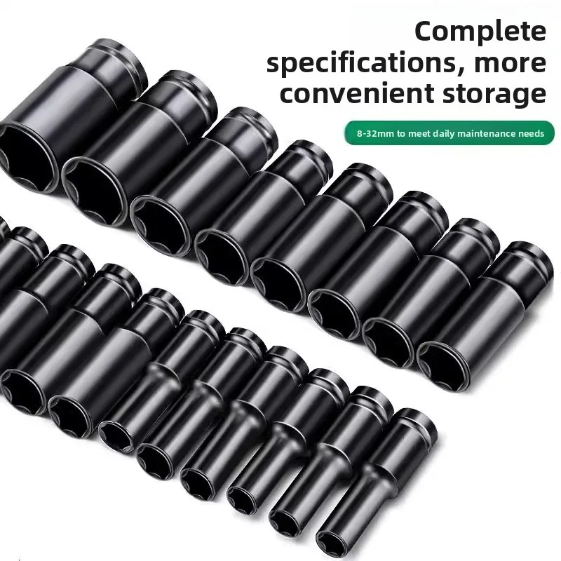 Da Fei Socket Set Wrench, Electrically Extended Hexagonal Socket, Auto Repair Combination Set Head Socket Set, Complete Set