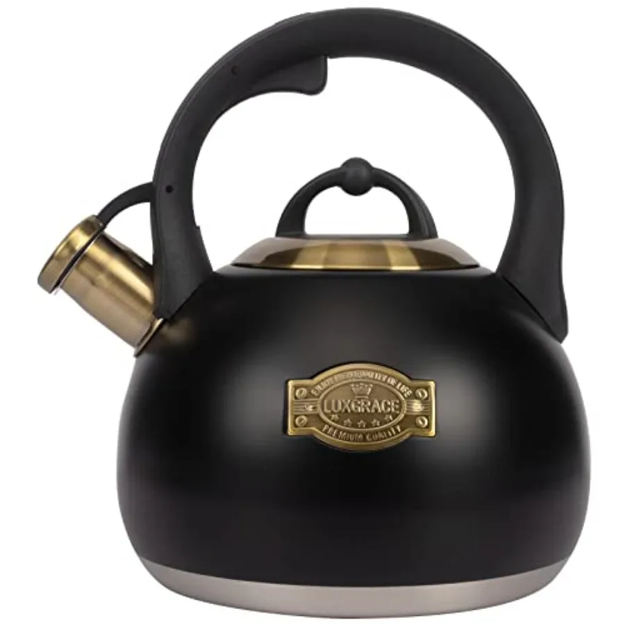 

Tea Kettle for Stovetop, Food Grade Stainless Steel Water Kettle, Tea Pot for Home and Kitchen, 3.1 Quart