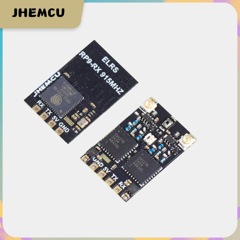 

JHEMCU New RP9-RX ELRS 915MHZ Diversity Receiver Built-in TCXO for RC Airplane FPV Long Range Drone
