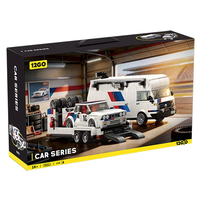 EN STOCK 95021 MOC Créativité Blocs de construction RV blancs à assembler Modèle de voiture de sport classique Briques Jouet pour adulte Coffret cadeau de Noël