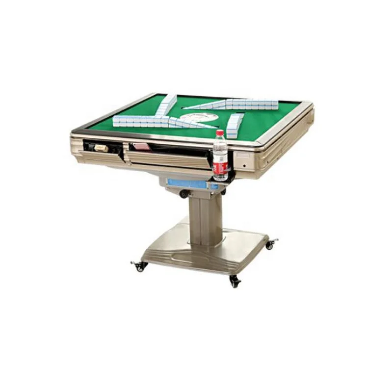 Single Legs Can Fold Automatic Mahjong Table Machine for USA