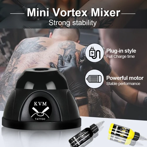 Mini agitador Vortex para uñas, tinta para tatuaje, coctelera mixta para esmalte de uñas, mezclador Vortex de 7000RPM, Base antideslizante, agitador de tinta para tatuaje, suministros para tatuajes