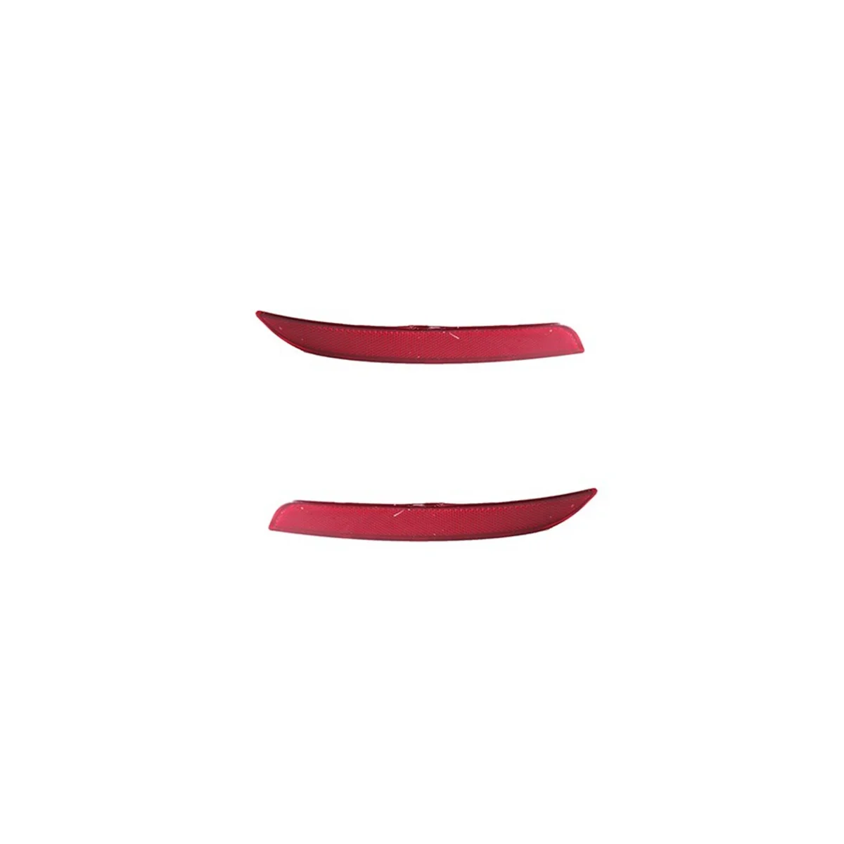 عاكس مصد خلفي ، ، يسار يمين لسيارة بي ام دبليو 5 سلسلة F10 F18-ks ، إكسسوارات حمراء ، 2 ks