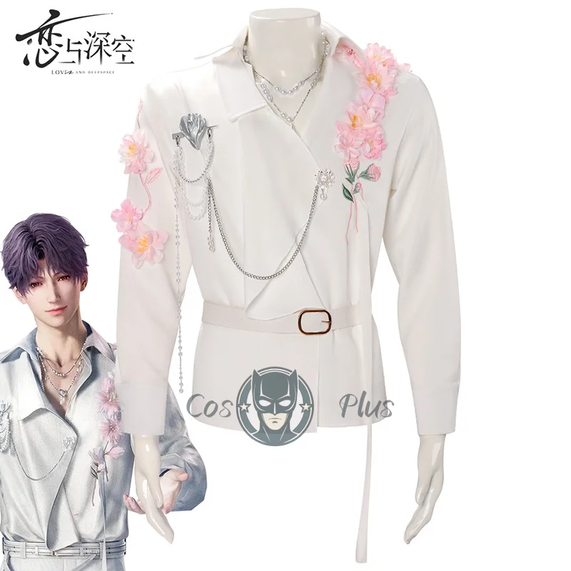 

Костюм для косплея «Любовь и глубокий косплей» Rafayel Flowers, официальная игра, точный наряд, полный комплект, Rafayel, вечеринка на Хэллоуин, аниме