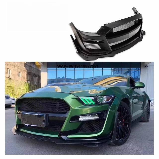 

For Mustang the 6th Generation Upgrade GT500 Shelby Front Bumper Body Kit Mustang Front Bumper Front Lip