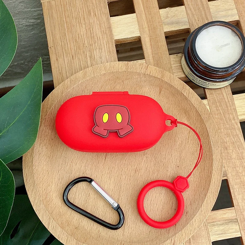 การ์ตูน Disney หูฟังสำหรับ Huawei FreeBuds SE ซิลิโคนหูฟังไร้สายชาร์จกล่องป้องกันพวงกุญแจ