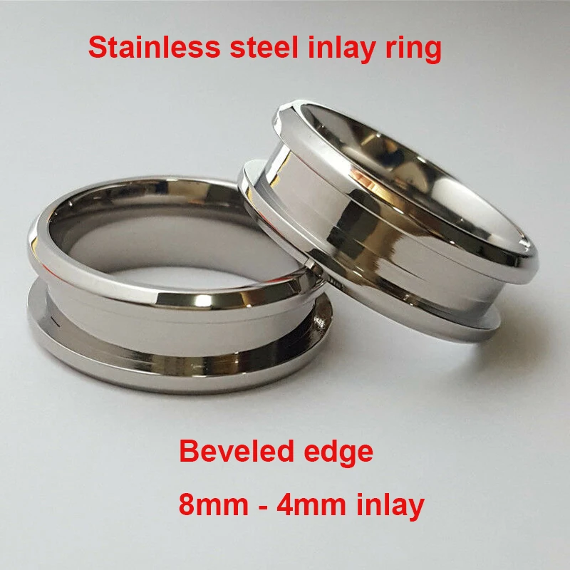 Titanium Wave Channel Blanks for Unique Handmade Rings