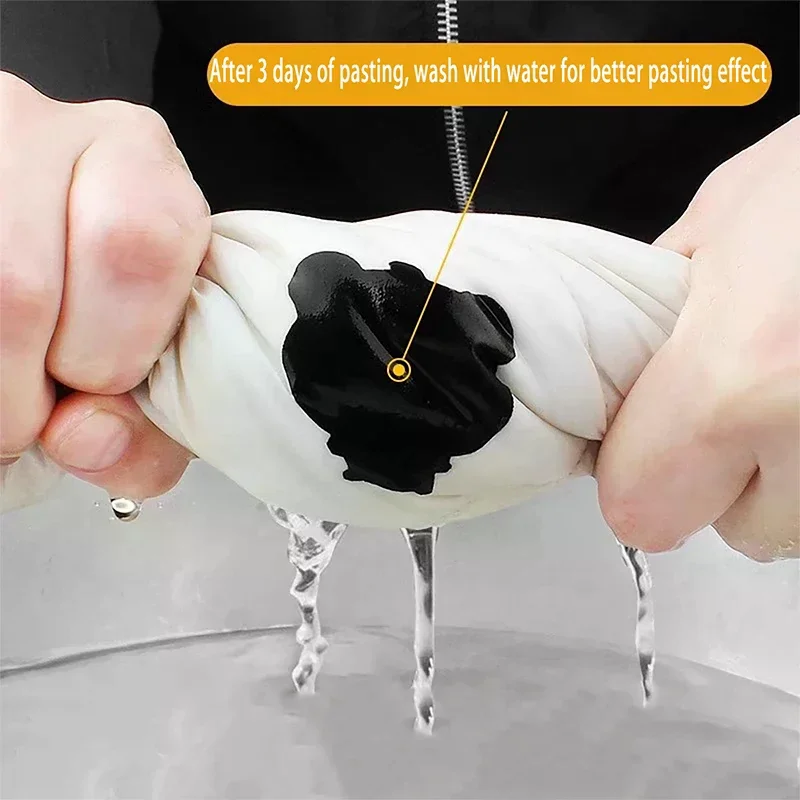 Universal Black Self-Adhesive Fabric Repair Patch (2-Piece) – No-Cut Instant Fix For Down Jackets & Coats