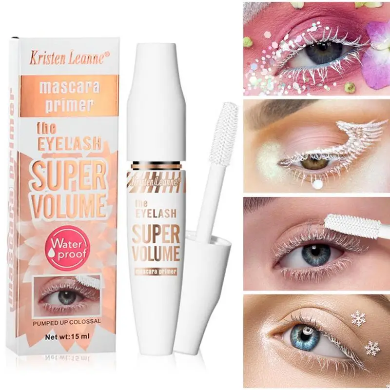 Mascara Primer baza wodoodporny, długi trwała objętość Mascara Curling rzęsy pulchne Mascaras Curling rzęsy Serum