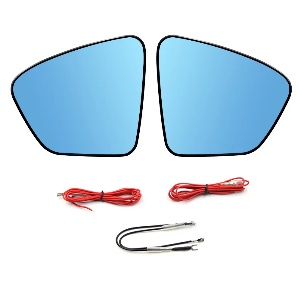 

Линза зеркала заднего вида для Toyota Avanza Rush 2019+ Veloz Yaris Cross 2023 2024, синие зеркальные поворотники с антибликовым покрытием, теплоотдача