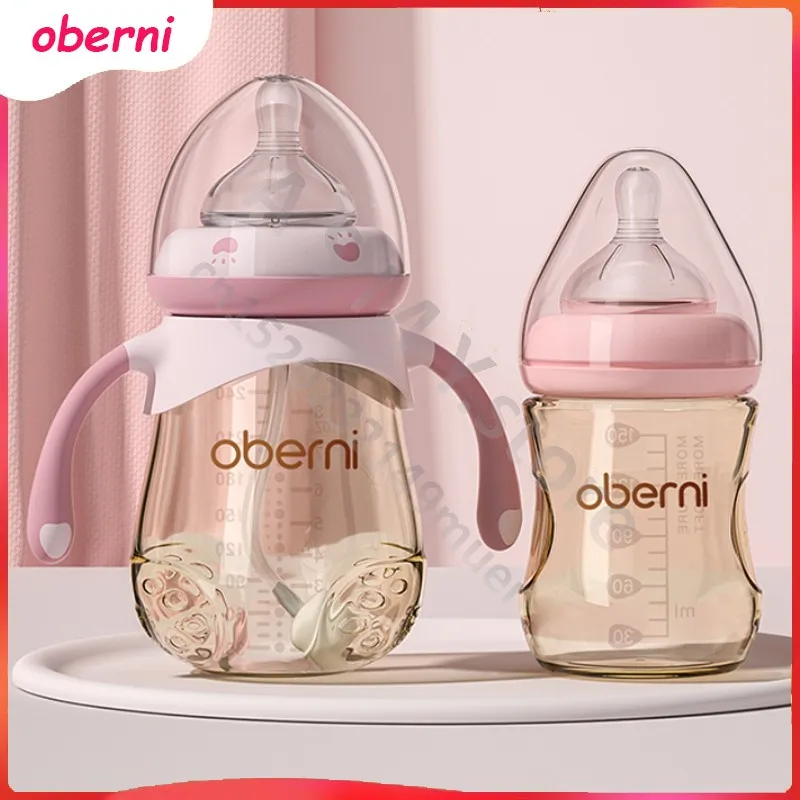 

Newborn baby bottle/PPSU anti-fall bottle/anti-colic bottle/150ML+240ML /180ML+240ML combo/let baby use from birth to weaning