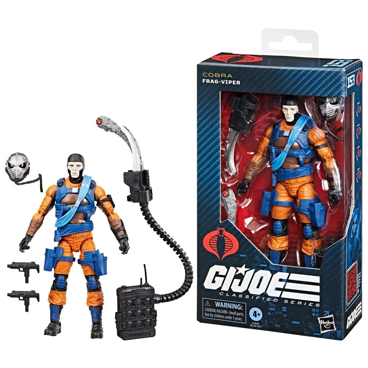 G.I. Seri Joe Classified # 153 Frag-Viper Collectible 6 Inch Action Figure Toy dengan 10 Aksesori